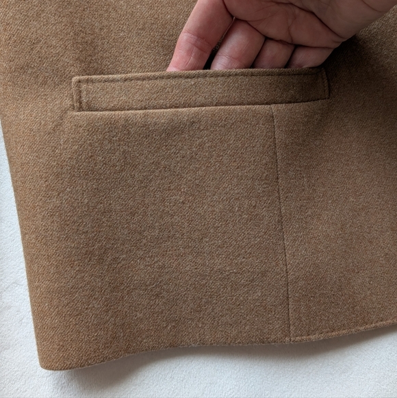 Vintage Pendleton Women's Camel Brown Wool Jacket Blazer Made In USA - Picture 6 of 16